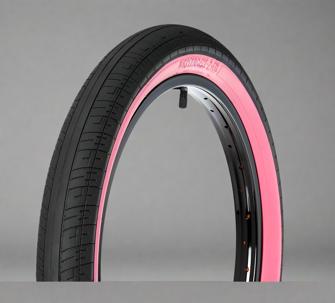 Llanta S&M SPEEDBALL 20"x2.4" 100 PSI Negro/Rosa