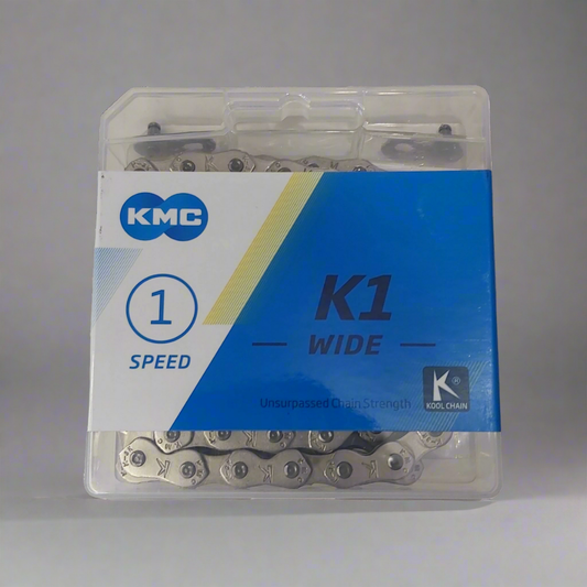 Cadena KMC K1 Wide Eslabón Completo Plata